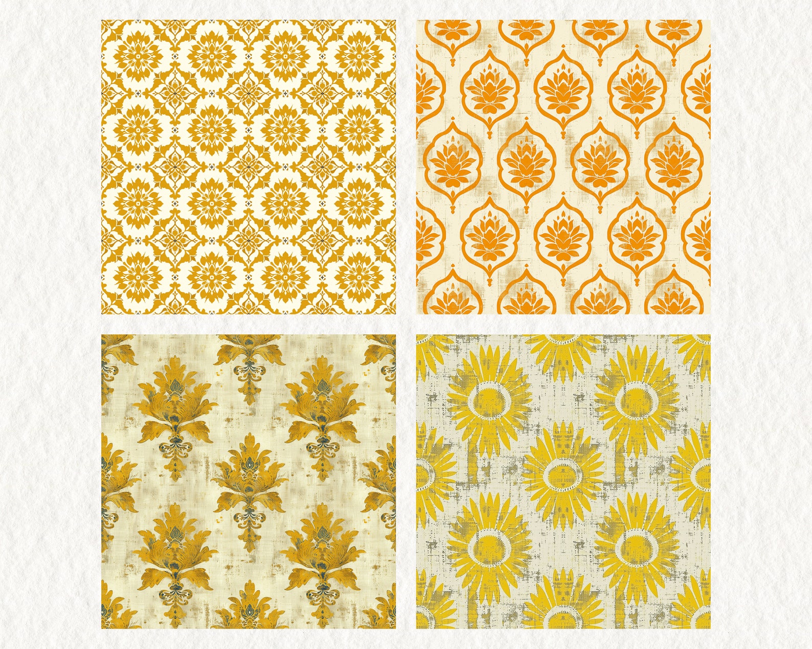 Balinese Motif Pattern Seamless Digital Papers - Tile Patterns ...