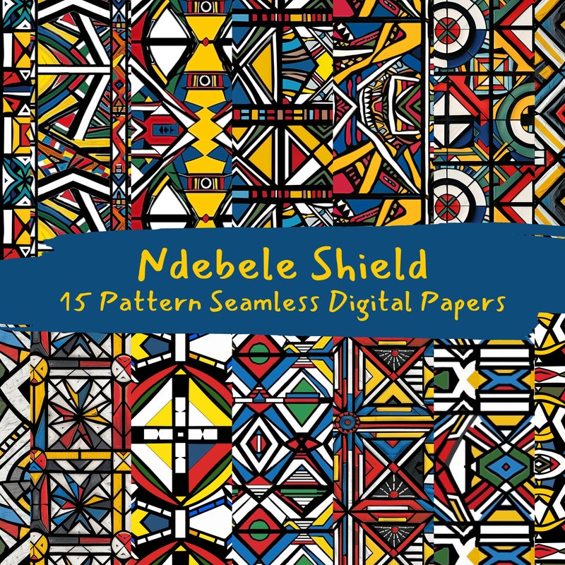 Ndebele Printable Patterns - Etsy