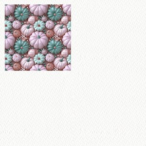 Pastel Pearl Pumpkins Pattern Seamless Digital Papers - Printable ...