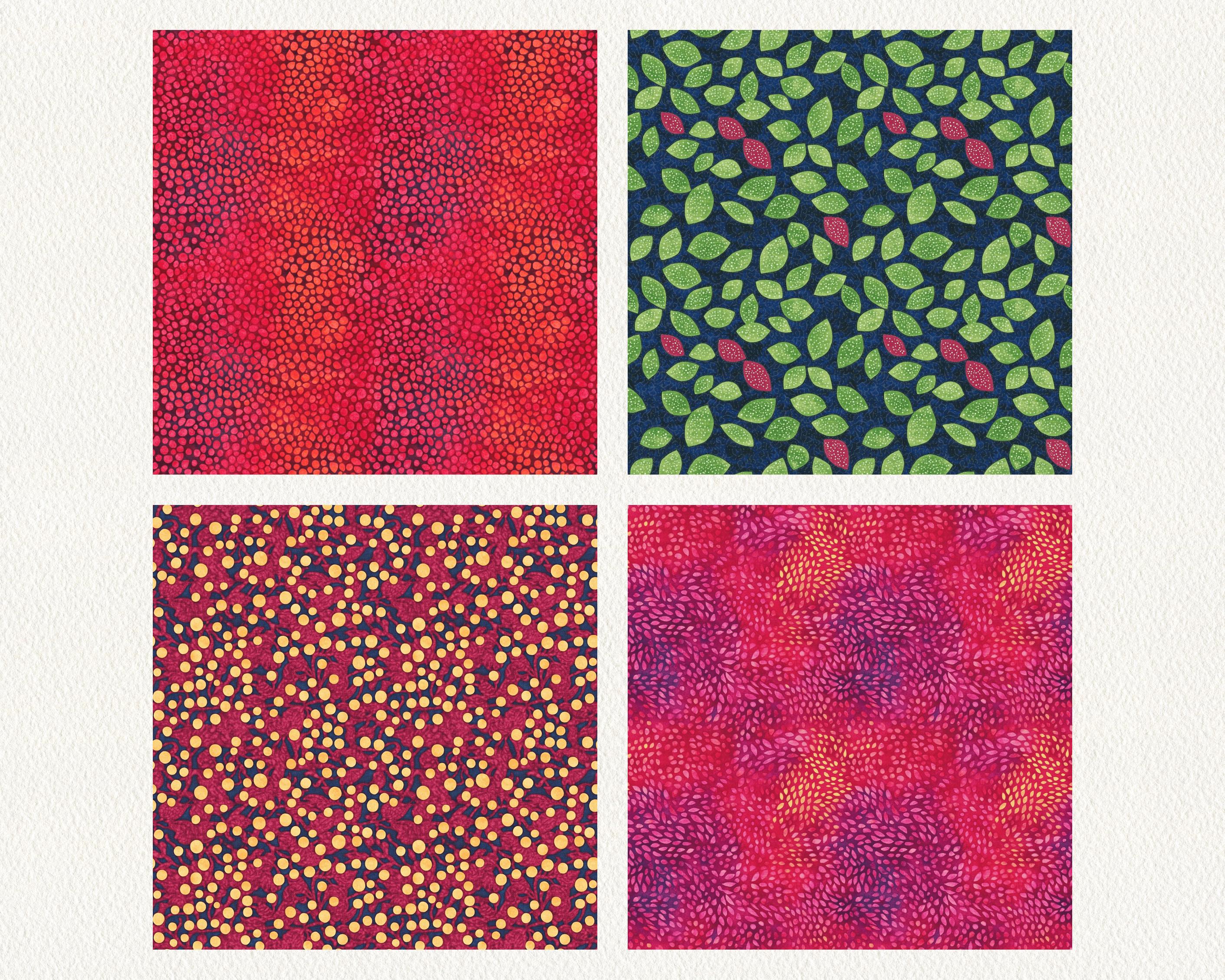 Treasures Tonga Batiks Pattern Seamless Digital Papers - Printable ...