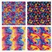 Rainbow Swirls Pattern Seamless Digital Papers - Printable Scrapbook ...