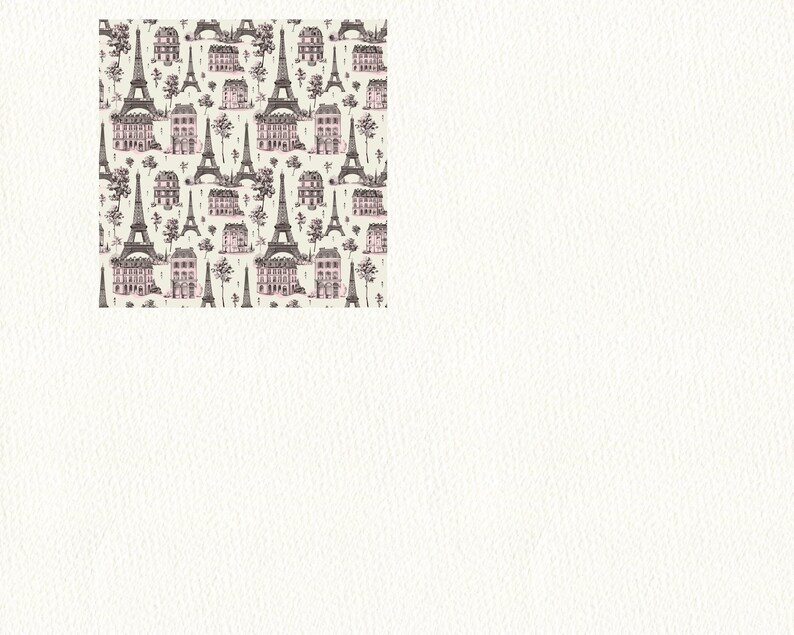 Parisian Motif Pattern Seamless Digital Papers - Printable Scrapbook ...