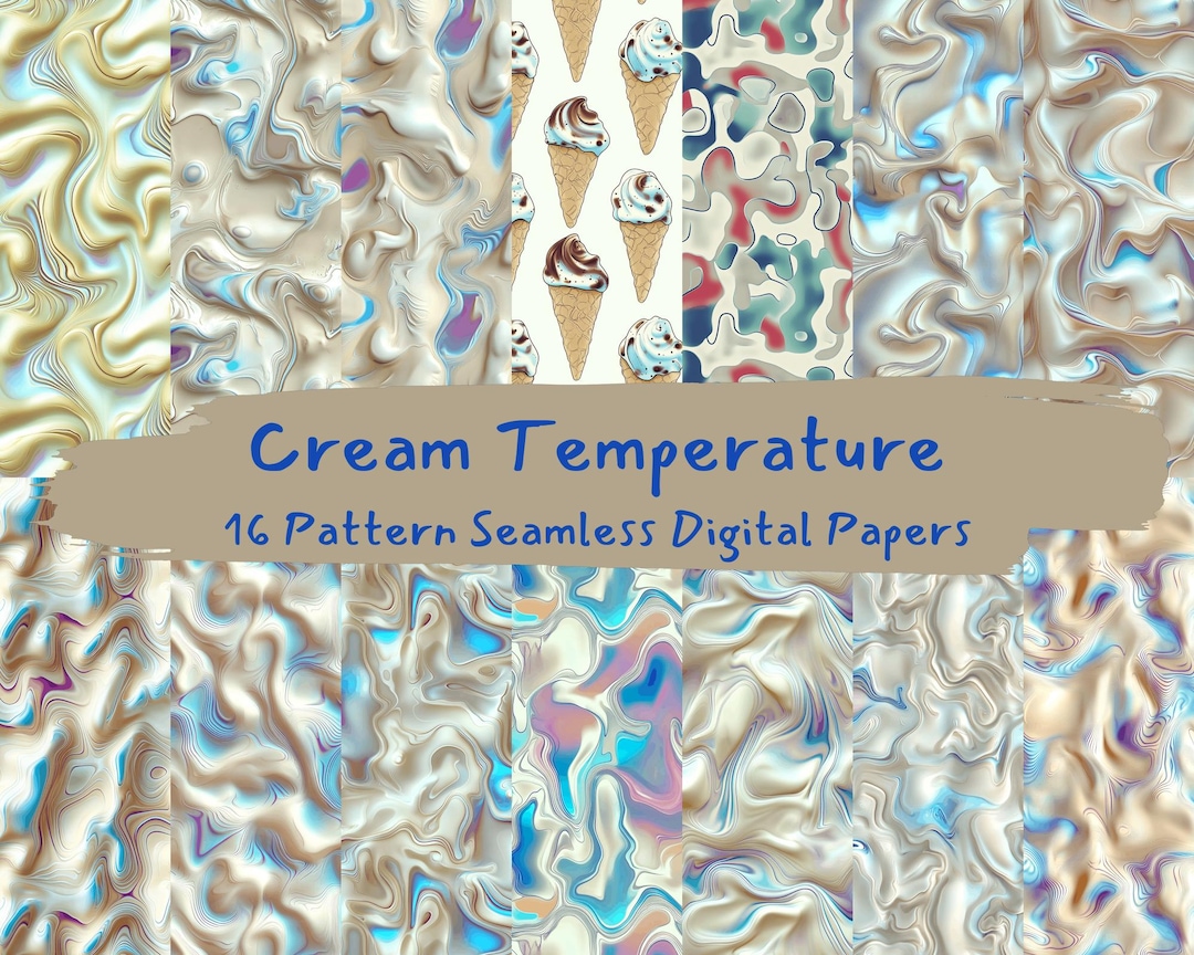 Paper Pattern Cream Cream Temperature Pattern Seamless Digital Papers - Printable Scrapbook ...