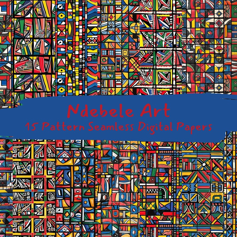 Ndebele Printable Patterns - Etsy
