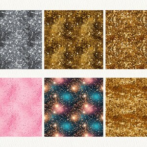 Luxury Glitter Pattern Scrapbook Papers, Seamless Printable Patterns ...