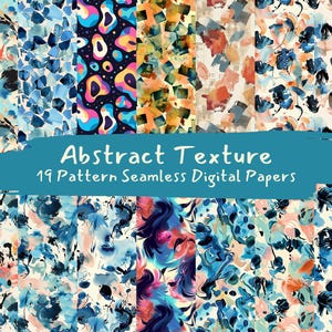 Abstract Texture Pattern Seamless Digital Papers - printable scrapbook paper png instant download commercial use 300dpi