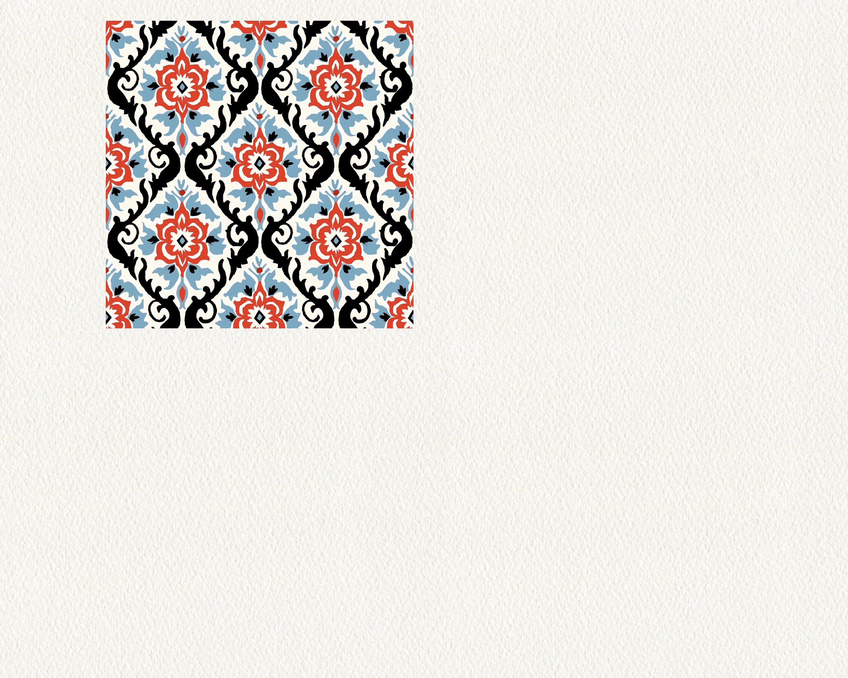 Uzbek Ikat Art Pattern Seamless Digital Papers - Printable Scrapbook ...