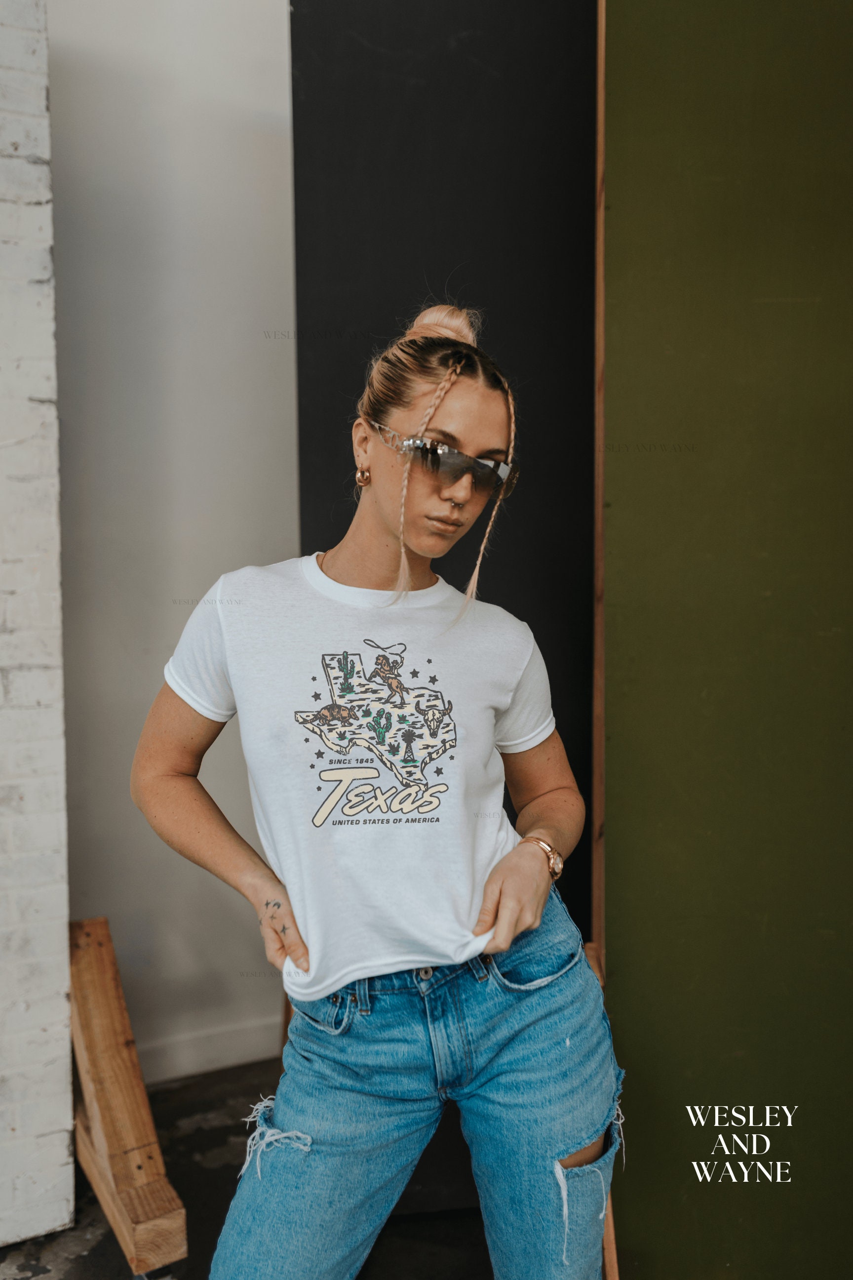 I Wanna Be a Cowgirl Baby Graphic Tee