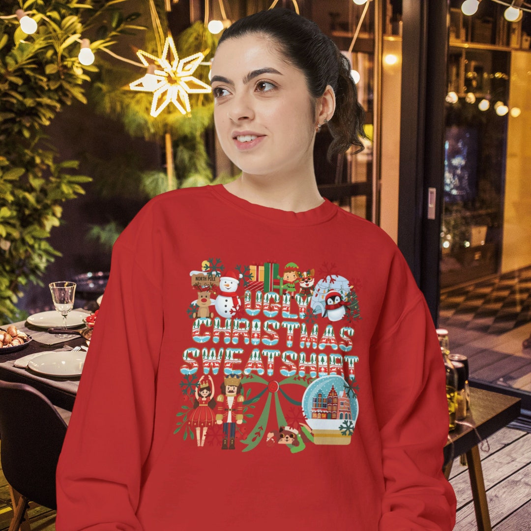 Ugly Christmas Sweatshirt Ugly Christmas Sweater Humorous Shirt Funny — free download