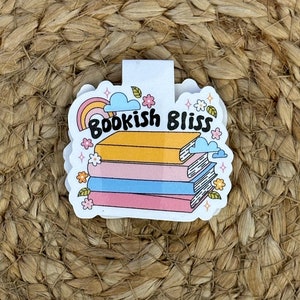 Bookish Bliss Book Stack Magnetic Bookmark Readers BookTok Book Reading Lovers Bookish Page Keeper Cute Funny Magnetic Bookmark Smut Romance