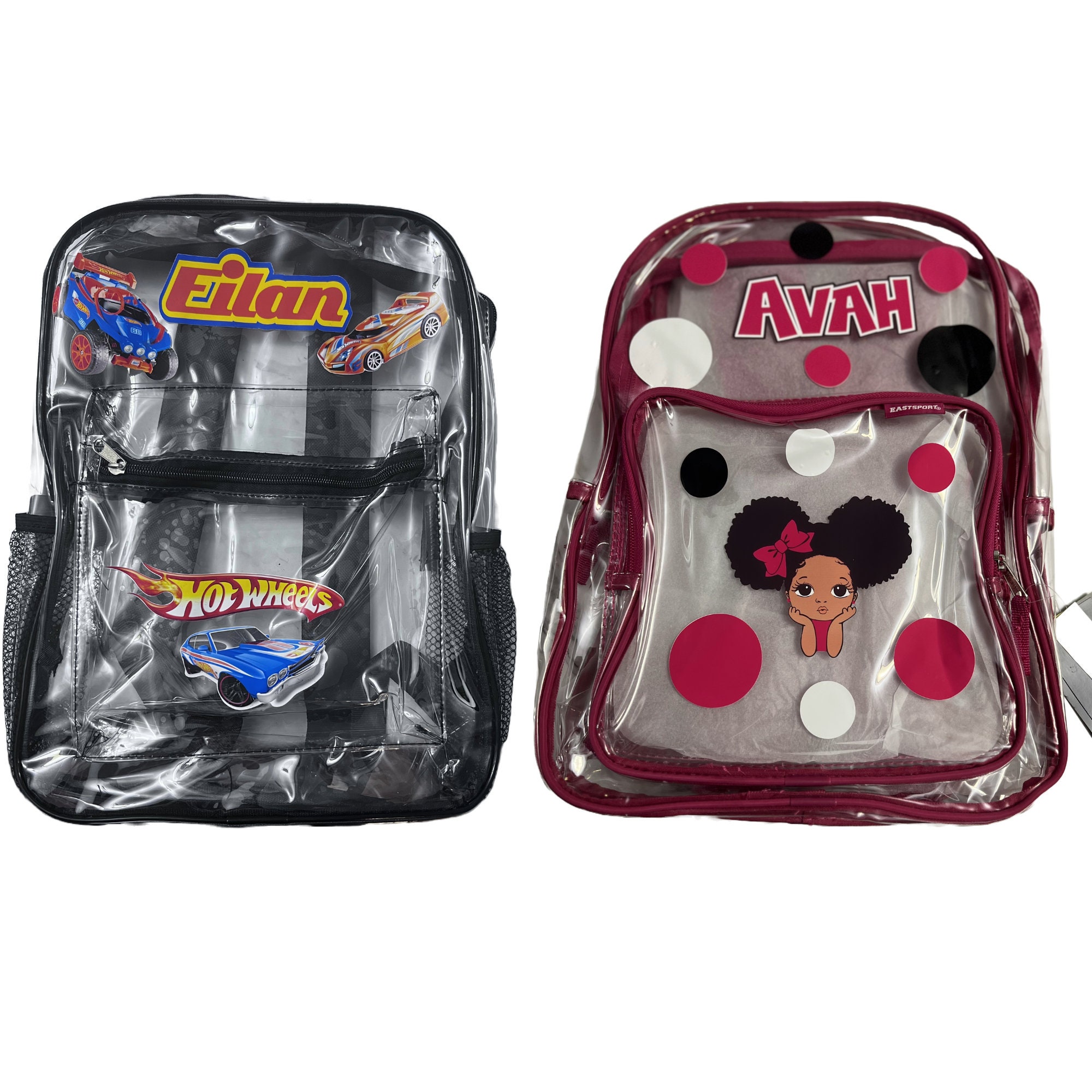 Minnie Mouse Clear Backpack Etsy