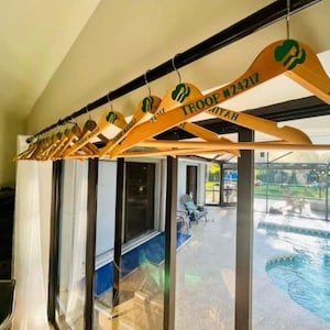 Girl Scout Vest Hanger - Personalized