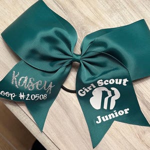 Girl Scout 8 in Hair Bow