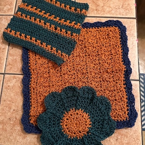 Ecofriendly cotton washcloths/dishcloths