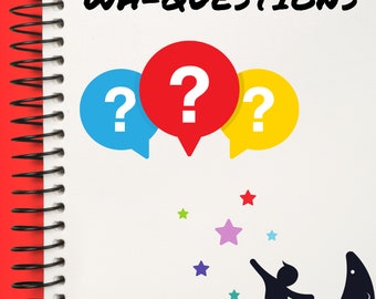 WH-QUESTIONS 15 questions ,who? what? when? where? Which
