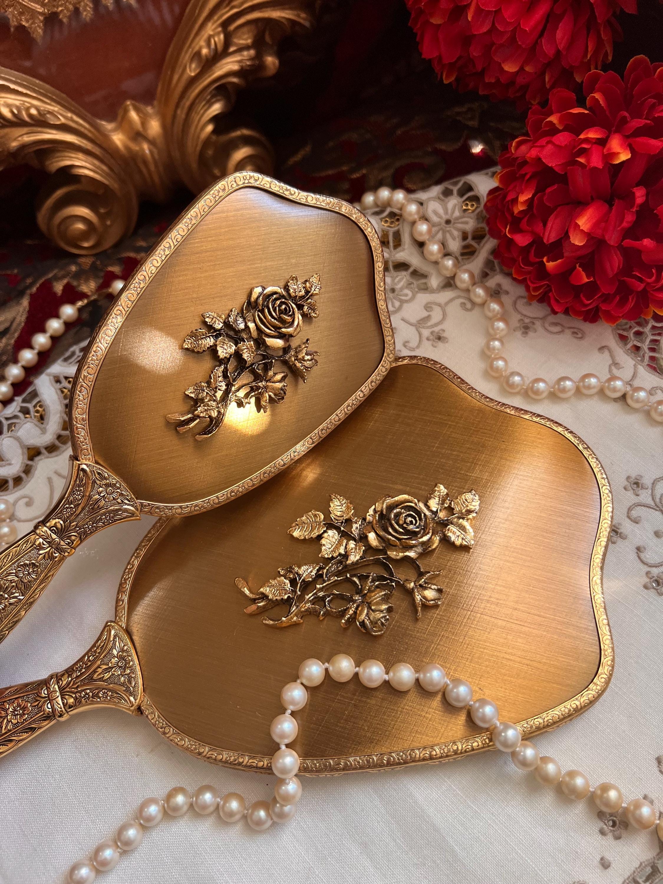 Antique brush and mirror set - Etsy 日本