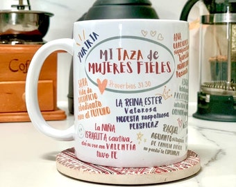 JW Hospitality Gift Pioneer Appreciation Gift Spanish Mug JW Bible Cup Faithful Women Personalized Mug Pioneer School Gift for Brothers