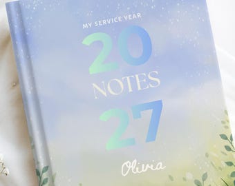 JW Notebook, 2027 Assmebly Journal, Pioneer School Notes, New Service Year Notebook, JW Pioneer Gift