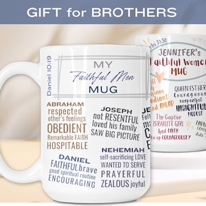 JW Mug Personalized Gift for JW Brothers Appreciation Gift Encouraging Bible Affirmations Mug Custom JW gift Pioneer School Mug for Elders
