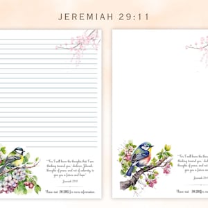 Psalms 37:29 Jeremiah 29 11 JW Letter Writing Stationery, What is Gods Kingdom Letterhead, Paradise Hope Letter Writing Papers 画像 3