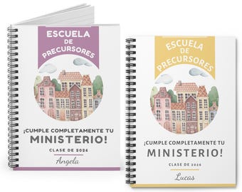 JW Pioneer School Gift Notebook for Jehovah's Witnesses Bible Journal Pioneers Custom Gift PSS 2026 2027 School for Pioneers Personalised