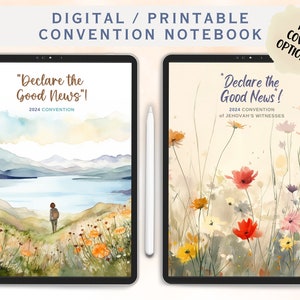 JW Convention Notebook Digital Declare the Good News Printable 2024 ...