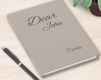 JW Personalized Grief Journal Sympathy Gift for Grieving Loss of Mother Memorial Notebook Gift for Mourning Friend Letters to my Son Journal
