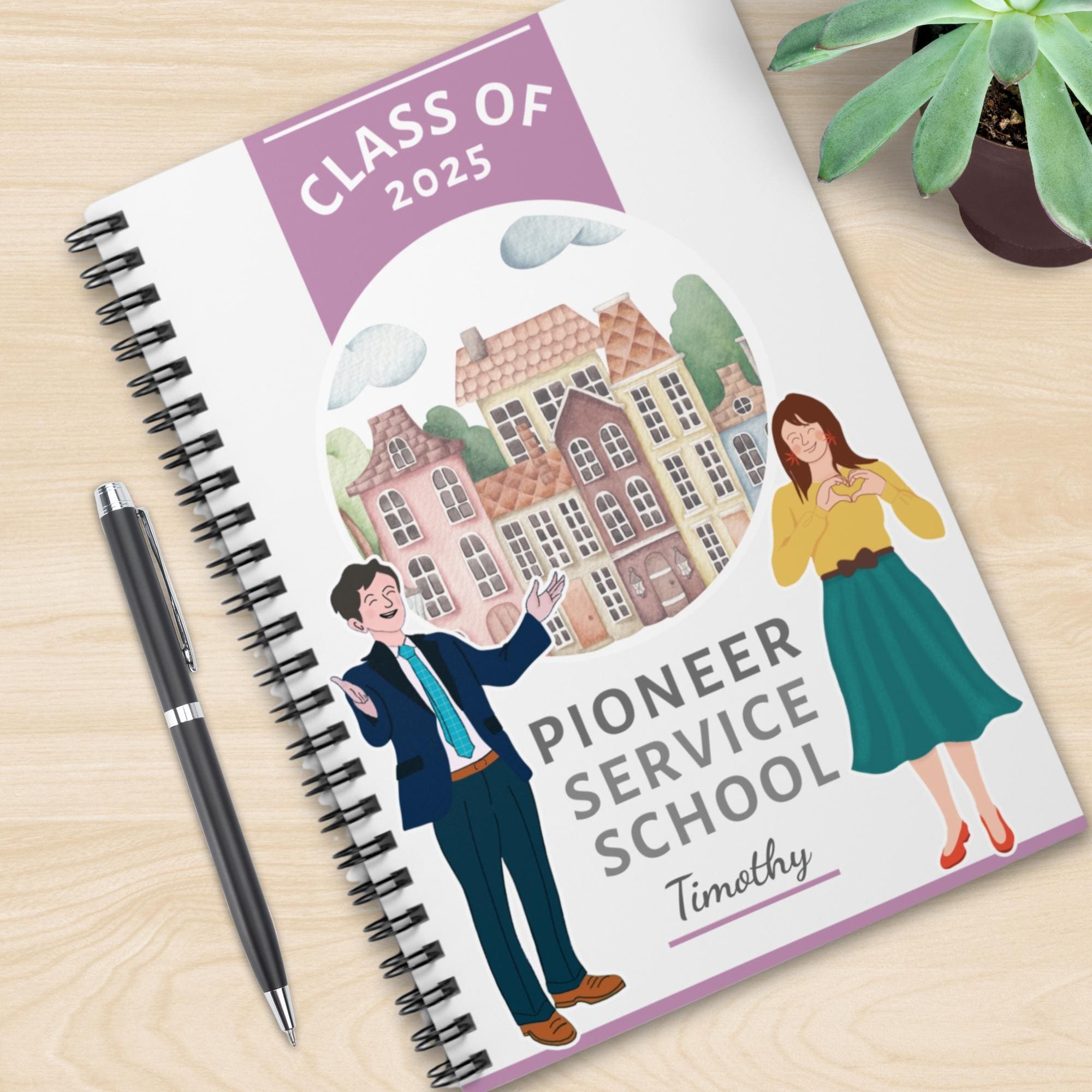Pioneer School Spiral Notebook for Jehovah's Witnesses Bible Journal ...