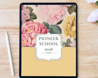 JW Pioneer School Digital Notebook PSS Printable Journal Gift for Pioneers Study Tool for School JW Notability Goodnotes Jehovah's Witness