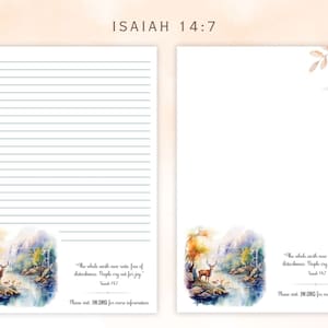 Psalms 37:29 Jeremiah 29 11 JW Letter Writing Stationery, What is Gods Kingdom Letterhead, Paradise Hope Letter Writing Papers 画像 2