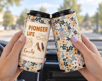 JW Pioneer Gift Can Cooler, Pioneer School Personalized Cozies, Regular and Slim Sizes, Ministry Gift