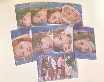 TWICE Set di cartoline fotografiche olografiche / Pacchetto bundle Bias / Idea regalo / Carta Lomo / Merce fatta a mano