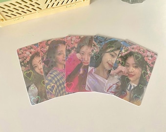 ITZY Holographic photocards pack set | Bias bundle package | Gift idea | Lomo card | Handmade merchandise