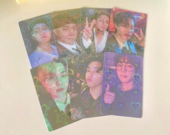 BTS Holographic photocards pack set | Bias bundle package | Gift idea | Lomo card | Handmade merchandise