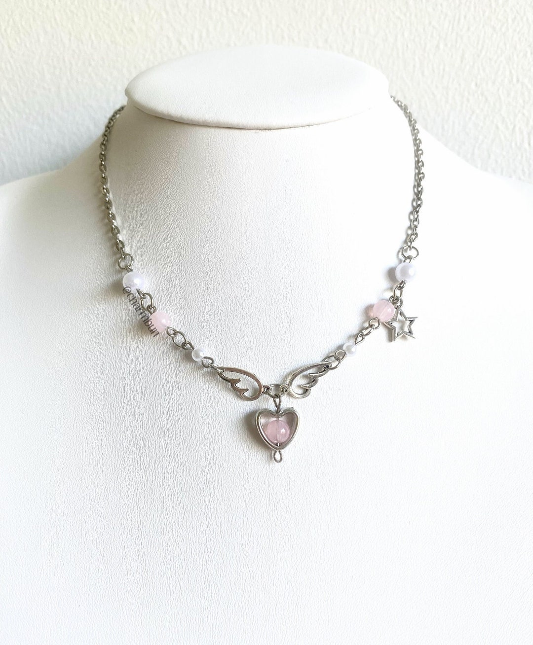 アクセサリー Sweet heart jewelry h&d Jewelry】 Heart ネックレス SWEET SV925 ピンクゴールド CZ
