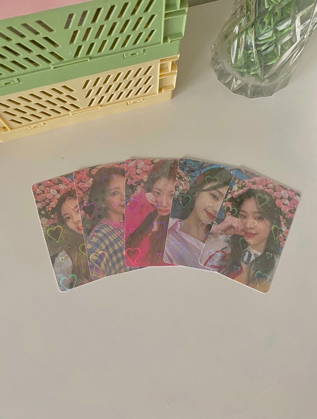 ITZY Holographic Photocards Pack Set Handmade Merchandise Etsy