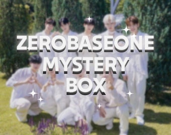 ZEROBASEONE ZB1 Mystery Box Grab Bag | Überraschungspaket | Bias Paket benutzerdefinierte Pack Option | Personalisierte Geschenkidee | Handgemachtes Merchandise