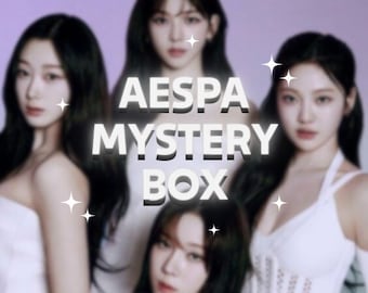 AESPA Mystery Box Wundertüte | Überraschungspaket-Set | Bias-Paket | Benutzerdefinierte Paketoption | Personalisierte Geschenkidee | Handgefertigte Ware