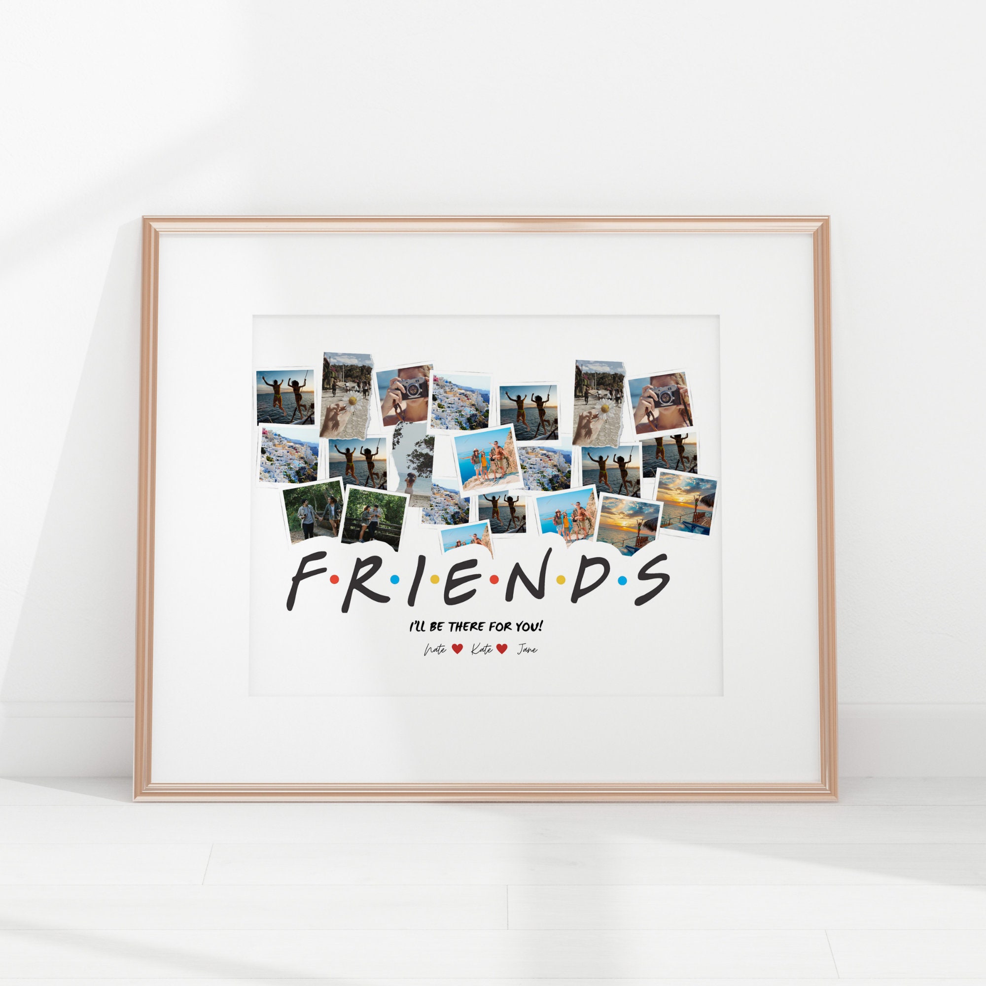 Best Friend Photo Collage Friends Collage Frame Best Friend Digital ...