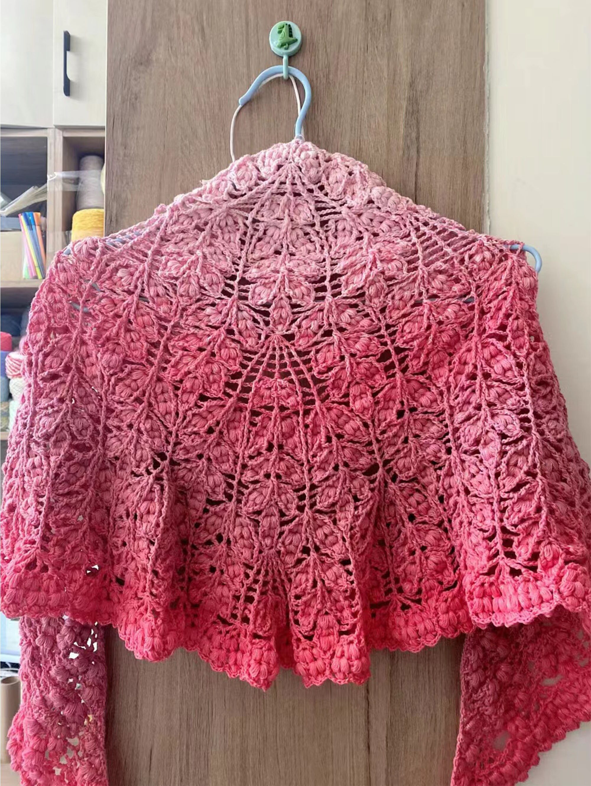 sleeve shawl crochet pattern