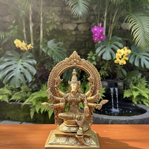 Brass Frame Varahi Goddess Statue, Lakshmi Pooja Idol