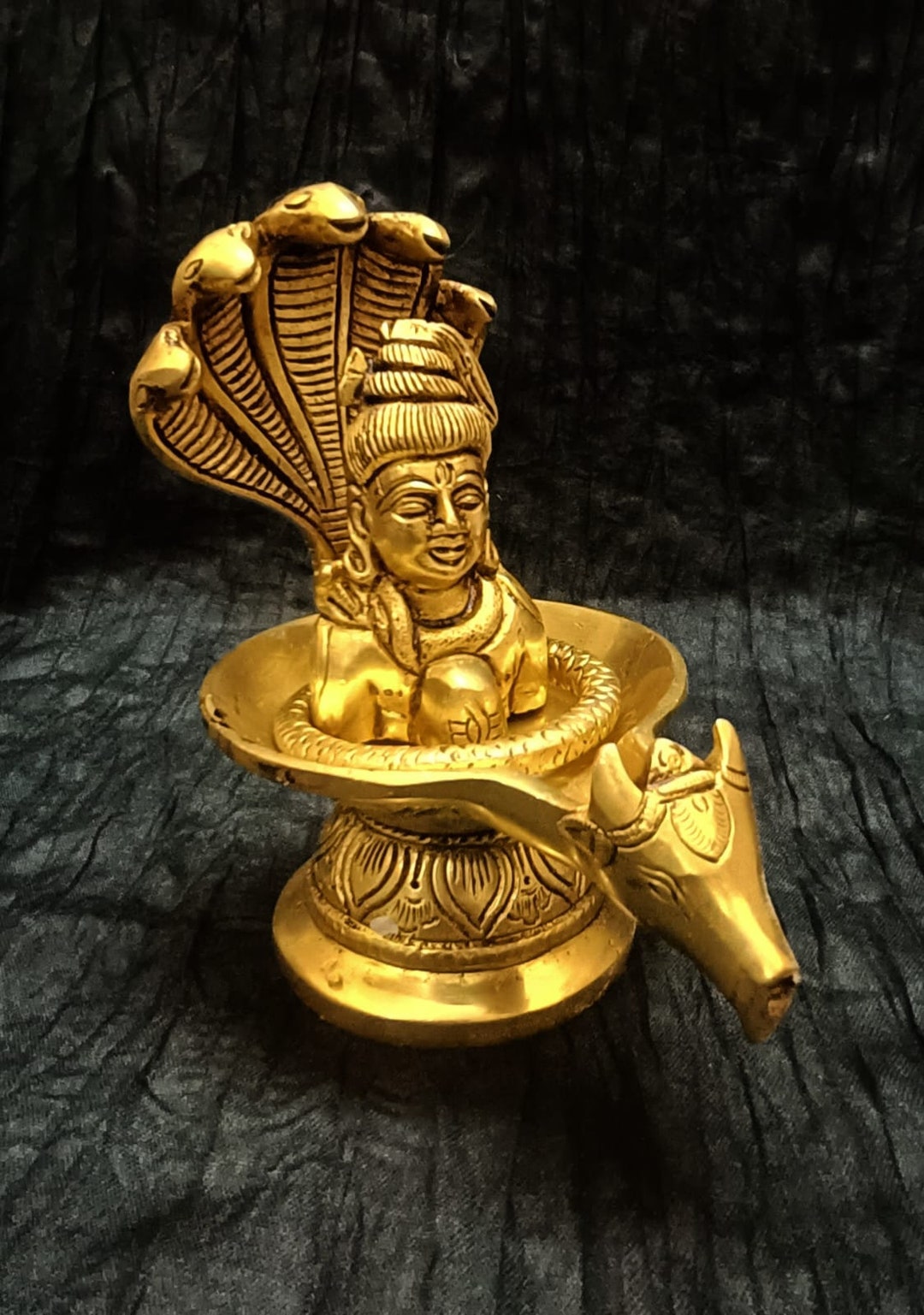 Shiv Nandi Brass Statue 3.5inch Brass Shiva Nandi Culture Etsy