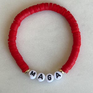 Colorful Trump MAGA Bracelet - Take America Back Jewelry For Men & Women - View #9