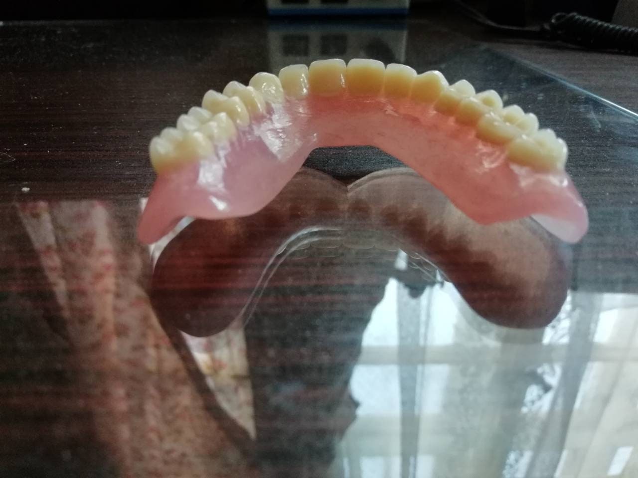 Upper Denture Without Roof Acrylic Teeth Hand Made Etsy UK