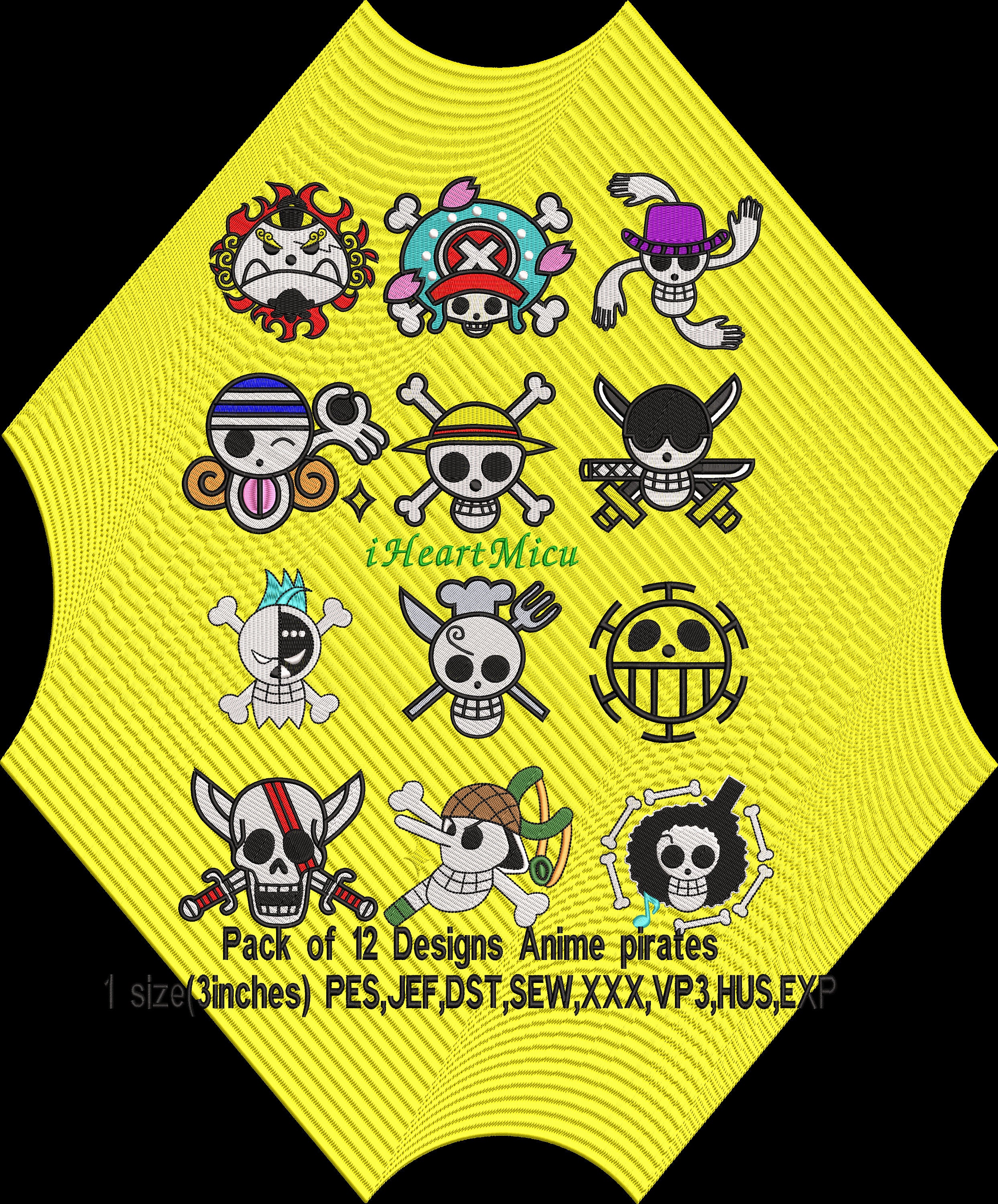 All Straw Hat Pirates Crew Logo Sticker for Sale by ruthiea8hxsara