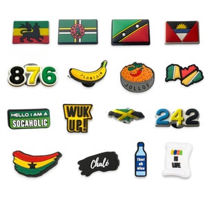 Clog Charm Accessories -  African Caribbean Soca Carnival