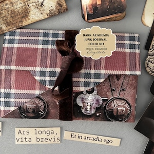 Folio pour journal indésirable Dark Academia | Papiers, étiquettes, cartes et découpes difficiles Moody vintage | Téléchargement numérique |  JDD062