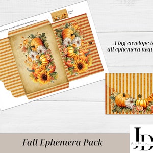 Autumn Bliss: Fall Ephemera Pack for Junk Journals