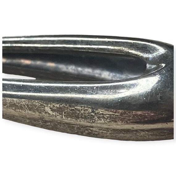 Modernist Teardrop Loop Pendant with Smooth Sculp… - image 4