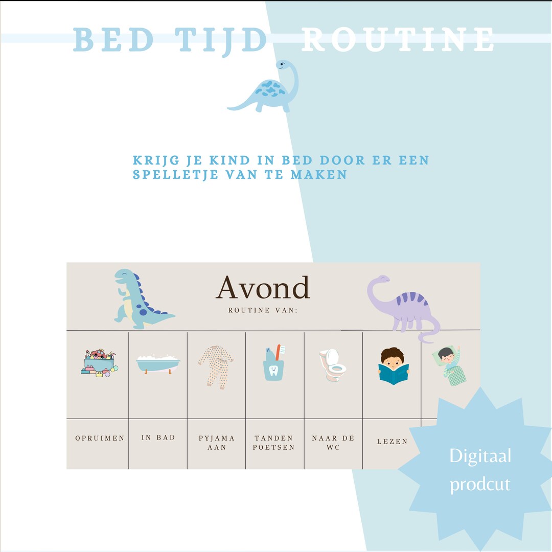 sleep-routine-for-kids-digital-print-evening-routine-toddlers-game-dino